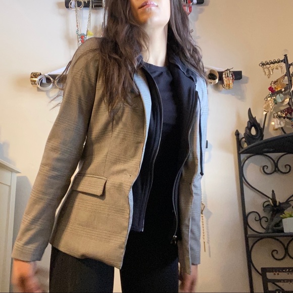 Houndstooth Blazer Jacket - Picture 3 of 4